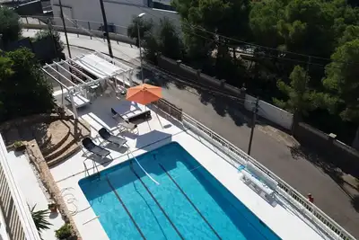 Image de 4 Appartements Panoramiques Entre Barcelone Et Sitges / Vue Sur La Piscine Et La Mer