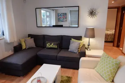 Image de Appartement à côté de la plage avec une vue imprenable sur la mer, terrasse
