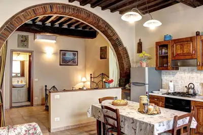 Image de Appartement rustique typique dans le coeur de la Toscane, région du Chianti, Florence.