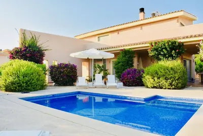 Image de Villa de rêve moderne à Sa Rapita avec piscine, climat près de la plage! WiFi incl.