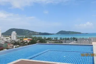 Image de Vue mer degage sur la baie de Patong beach