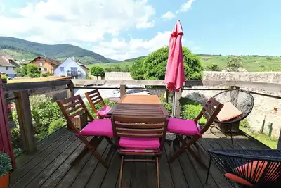 Image de Côté Vignes ***, Appartement 4 personnes à Kaysersberg Vignoble - 2 chambres, terrasse, parking