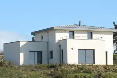 Image de Maison moderne avec vue mer - Finistère sud, baie d'Audierne