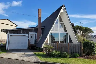 Image de Un bain à la maison de plage de vacances plage Newport & Nye