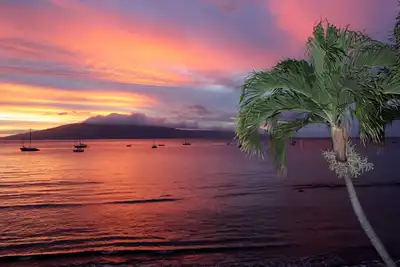 Image de Maui Rainbows et vagues! ~ Magnifique Oceanfront! ~ 2 Bdrm ~ Full A / C ~ Unité de coin