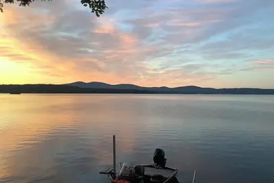 Image de Grand lever de soleil pour se réveiller et prendre votre café