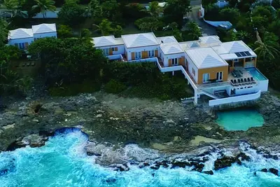 Image de Vue sur la mer Play Private Ocean Front Villa Pool & Natural Tide Pool Cane Bay Beach