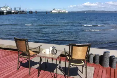 Image de Belle cabine de bord de mer sur North Vashon Island