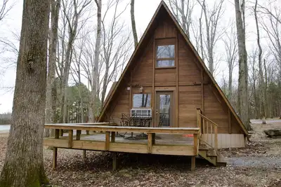 Image de Chalet, 140 acres de ferme, 4 couchages, près de Nashville, mariages \/ événements Bienvenue
