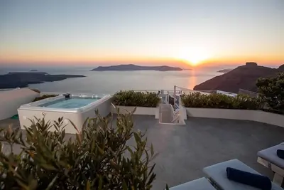 Image de Villa de luxe exclusive de 3 chambres avec vue imprenable sur la mer et le coucher du soleil