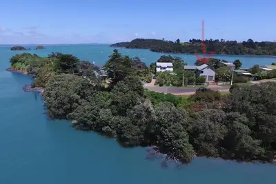 Shelly Beach Studio vue sur la mer sur la baie de Putiki