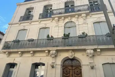 studio avec jardin en  centre ville proche de la mer
