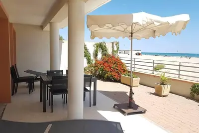 Image de Superbe villa 90 m2 directement sur la plage de Palavas Montpellier
