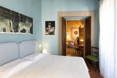 Image de Appartement en ville  / village à Cortone avec 1 chambres à coucher, 4 couchages