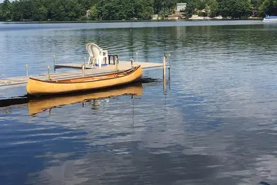 Image de Little Sebago Lake - Belle maison au bord du lac avec une vue imprenable