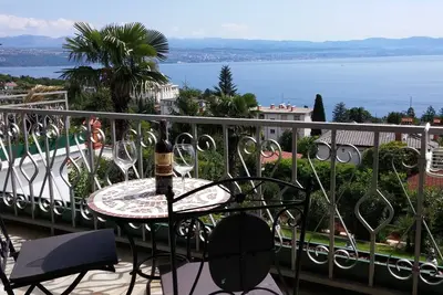 Image de Villa Allegra in Lovran, Appartement Standard 105, balcon-vue sur la mer