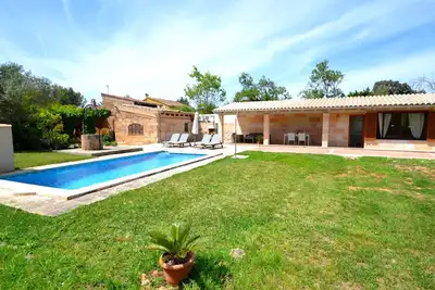 Image de Els Olivers 138 finca rustique avec piscine privée, climatisation, terrasse et barbecue