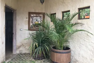 Maison de montagne. Situé dans la zone nord de la ville d'Oaxaca. Campirano.