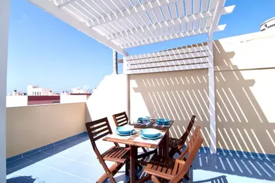Triplex moderne avec terrasse vue mer à 2 pas du centre