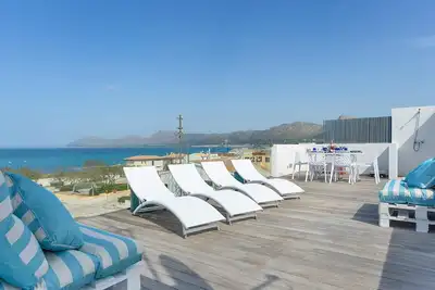 Image de Sea View House avec terrasse Son Serra