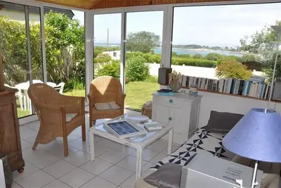 Maison Vue Mer de plain-pied avec Wifi à Pleumeur - Bodou