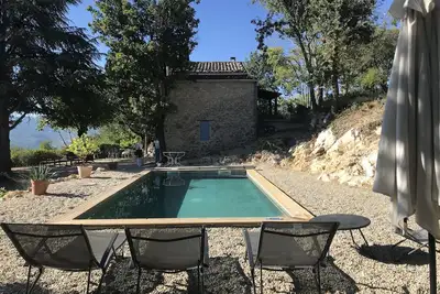 Image de Mazet provençal au coeur des vignes & des collines- Vue exceptionelle- Nyons-10p