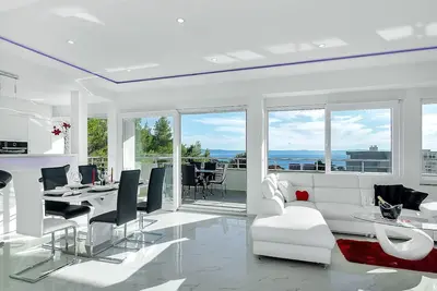 Image de Nouveau! Penthouse moderne avec terrasse vue mer, 3 chambres, 6 couchages