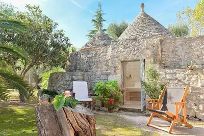 Image de Trullo l'Alcova. Meublé avec amour, Plages à 10 km. Pour les familles.