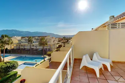 Image de Maravilloso Ático a tan solo 150 m de la playa. Wifi. A/A. 5 pers.