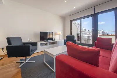 Image de Centre Ville - sur le Paseo de Gracia avec terrasse privée; buidling historique