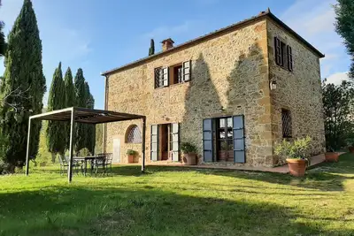 Image de Maison de campagne Banditello, milieu rural, vue magnifique vers Montepulciano.