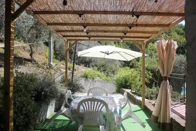 Image de Studio à la campagne avec piscine, vue exceptionnelle, propice à la détente et aux voyages