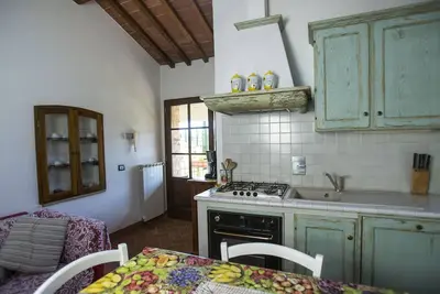 Image de Délicieux gite dans une ancienne ferme convertie en maison de vacance dans le Chianti, région idéale pour visiter les principales villes historiques de Toscane