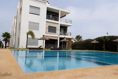 Image de Charmant appartement vue sur mer avec piscine à Dar Bouazza (25 min de Casa)