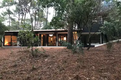 Image de Cap-Ferret l’Herbe, une Girolle de 12 couchages très proche Bassin et Océan