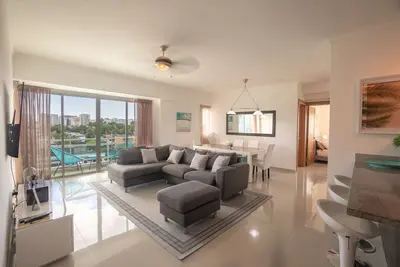 Image de Appartement de luxe au centre-ville de Saint-Domingue + parking et salle de sport gratuits✔️