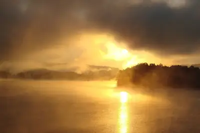 Image de ** Dream-inn ** Front de lac Norris, grade doux, vue à couper le souffle, glissement couvert