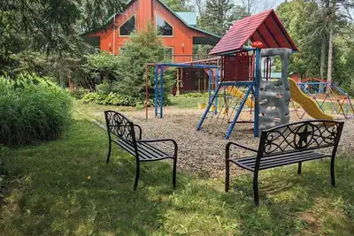 Image de Devil's Lodge - Parcs aquatiques de Wisconsin Dells, Devil's Lake, magasins d'usine, casino, ski