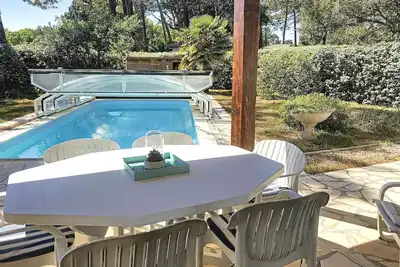 Image de Soustons plage, agréable villa T4 avec piscine