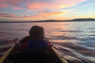 Image de Cadre privé lac mousseux Sebago