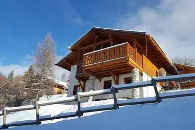 Image de Paradiski - Chalet de luxe, superbe vue sur le balcon, très proche des remontées mécaniques et des commerces