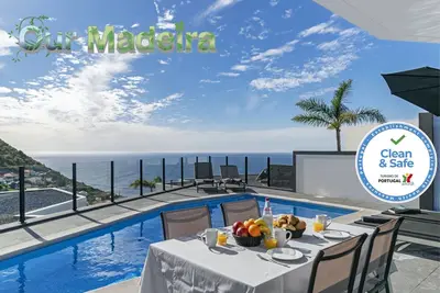 Image de Great modern villa A/C, sea-view | Calheta Charm