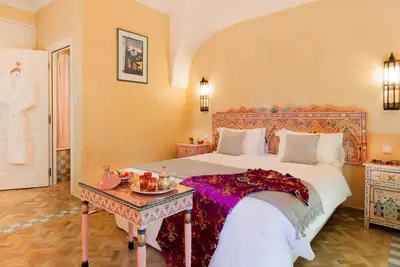 Chambre double dans une villa de charme au cœur de la palmeraie Marrakech