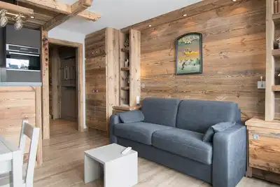 Image de Studio luxe 30m², ski au pied, balcon sud/ouest
