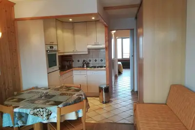 Image de T2 avec balcon sud/ouest Ă 500 m des pistes