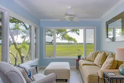 Image de Spacieux 2br / 2. 5 Ba Seabrook Island Villa, Animaux acceptés, Amazing Marsh Views!