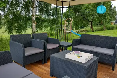 Image de Maison de vacances spacieuse et moderne \"La Ferme de Bertogne\" pour profiter de la nature