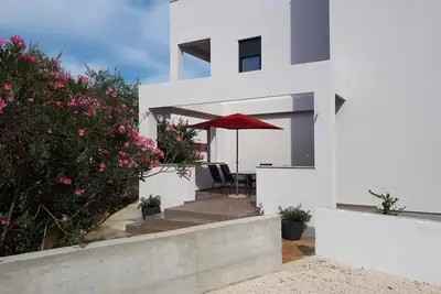 Appartement de deux chambres avec le balcon Zaton, Zadar (A-13596-a)
