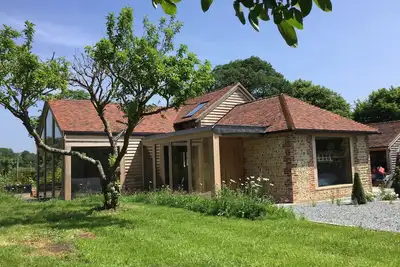 Image de Sussex Barn dans le parc national des South Downs, superbe emplacement rural et design