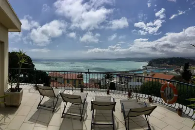 Image de Penthouse avec vue mer exceptionnelle entre Nice et Villefranche